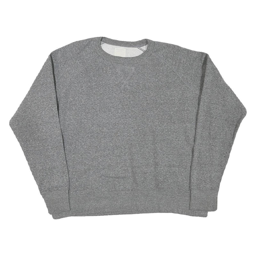 CHAMPION Womens Grey Crew Neck L Sweatshirt Cotton Blend Casual Pullover