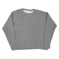 CHAMPION Womens Grey Crew Neck L Sweatshirt Cotton Blend Casual Pullover