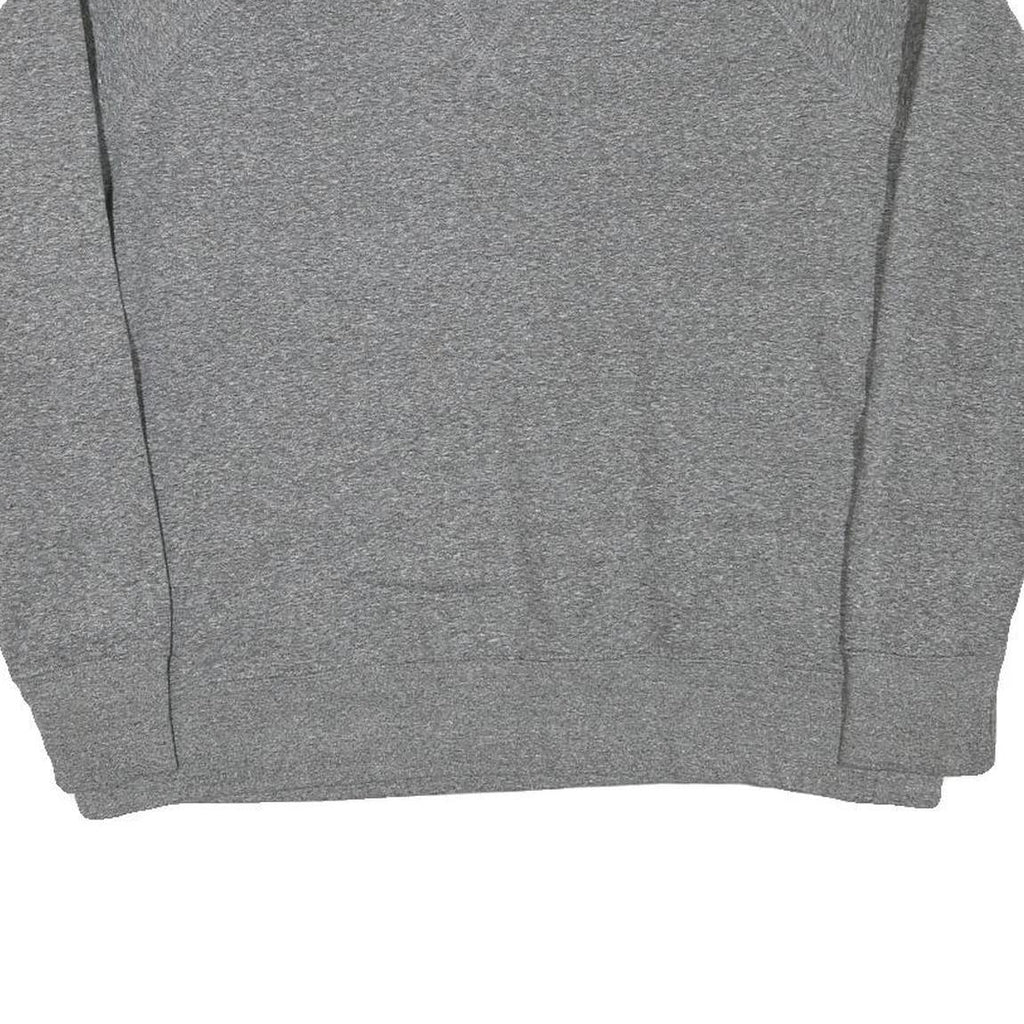 CHAMPION Womens Grey Crew Neck L Sweatshirt Cotton Blend Casual Pullover