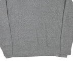 CHAMPION Womens Grey Crew Neck L Sweatshirt Cotton Blend Casual Pullover