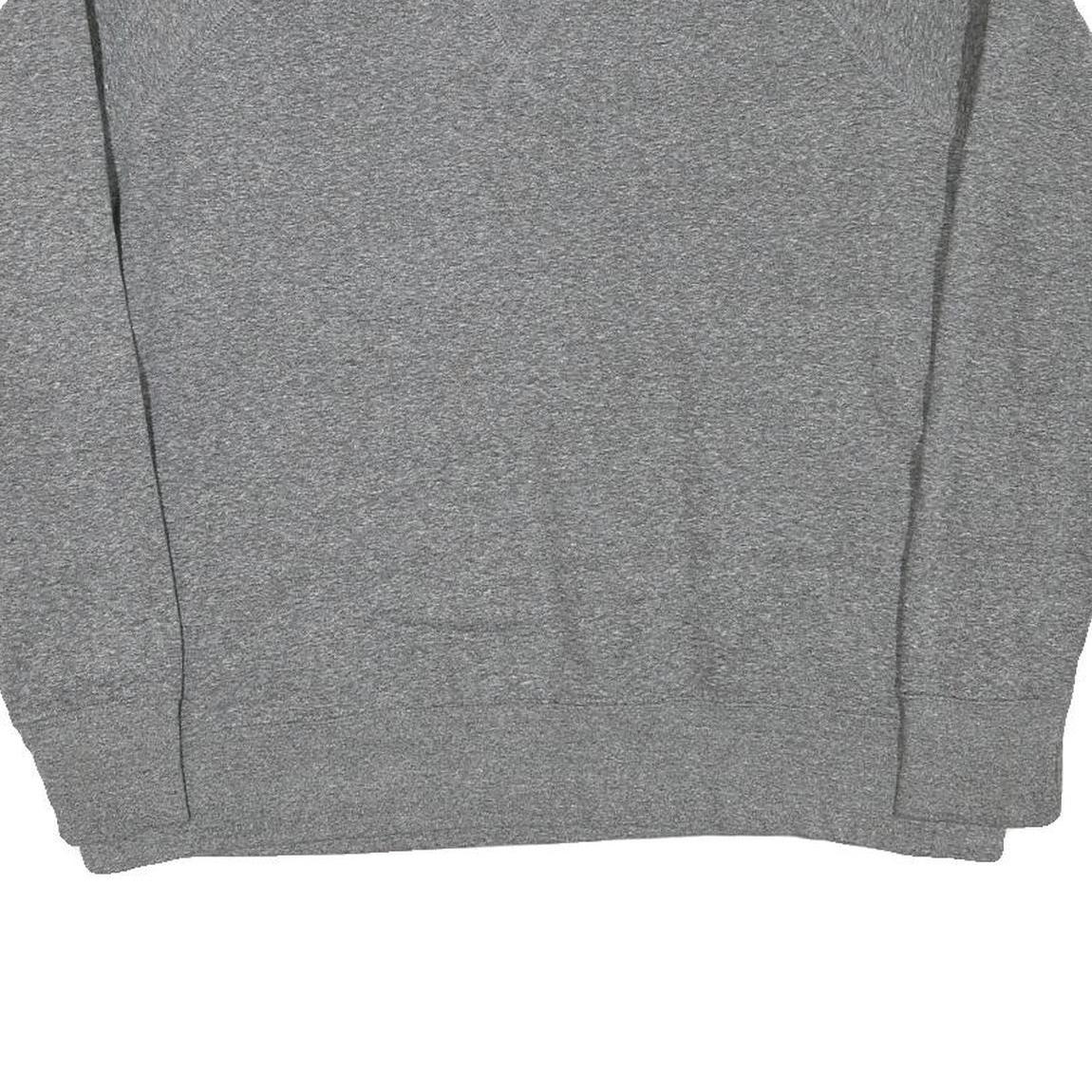CHAMPION Womens Grey Crew Neck L Sweatshirt Cotton Blend Casual Pullover