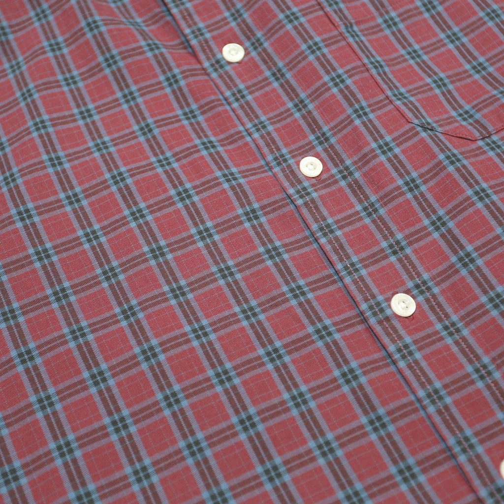 PENDLETON Mens Red & Blue Checked Cotton Shirt L Classic Button-Down