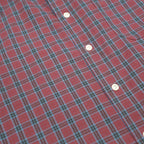 PENDLETON Mens Red & Blue Checked Cotton Shirt L Classic Button-Down