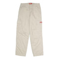 DICKIES Womens Cotton Beige Regular Fit Straight Leg Trousers W28 L29 Workwear