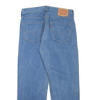 LEVI'S Mens Blue Regular Fit Straight Denim Jeans W30 L26 Classic Cotton Blend