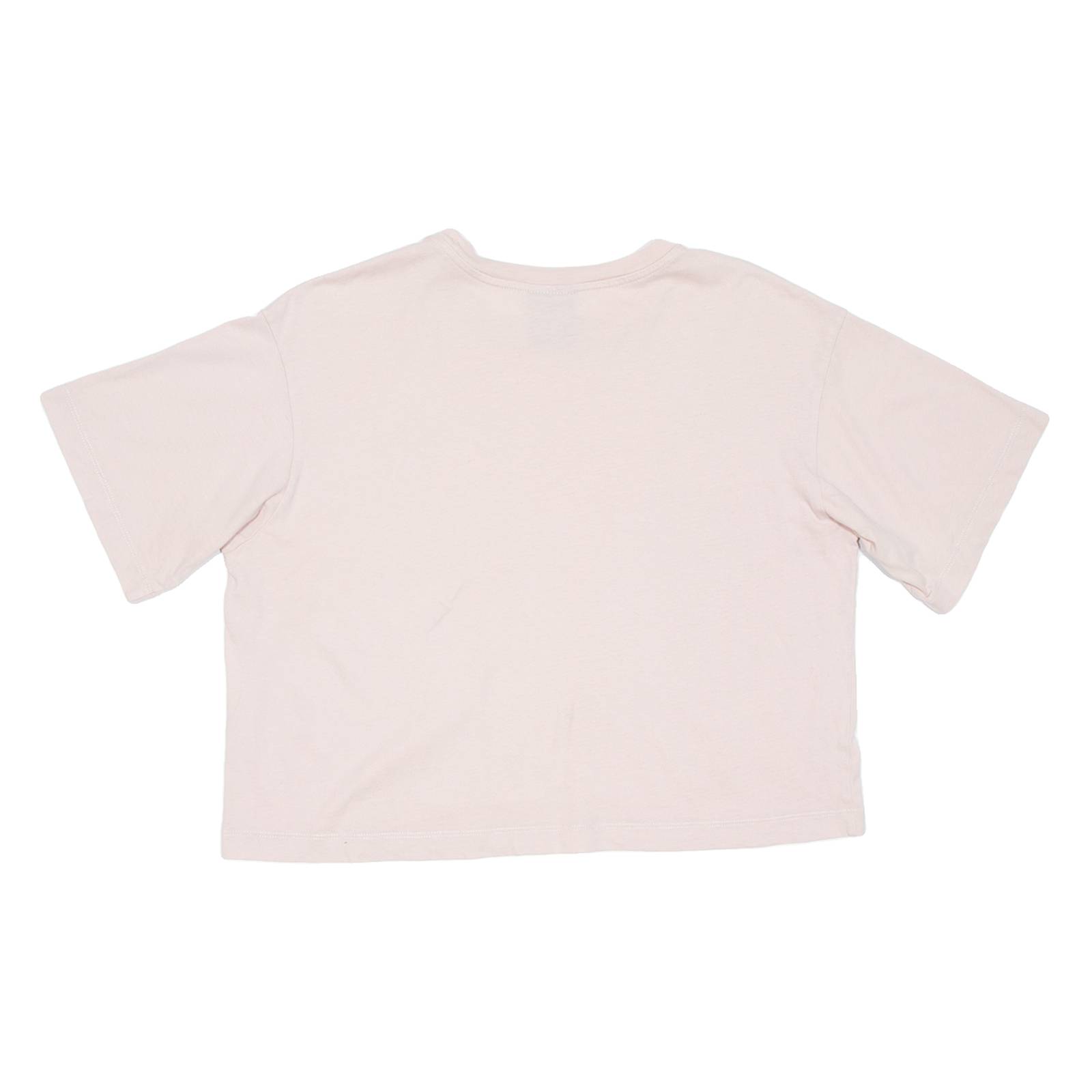 CHAMPION Cropped Womens T-Shirt Pink XS