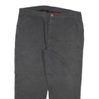 DICKIES Mens Cotton Blend Black Regular Straight Fit Trousers W40 L29 Workwear