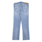 MELTIN POT Womens Jeans Blue Slim Straight Denim Light W26 L24 Stylish Design