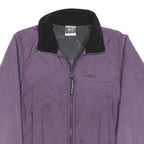 JACK WOLFSKIN Womens Purple Softshell Jacket M Polyester Blend Zip Outdoor Wear