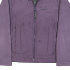 JACK WOLFSKIN Womens Purple Softshell Jacket M Polyester Blend Zip Outdoor Wear