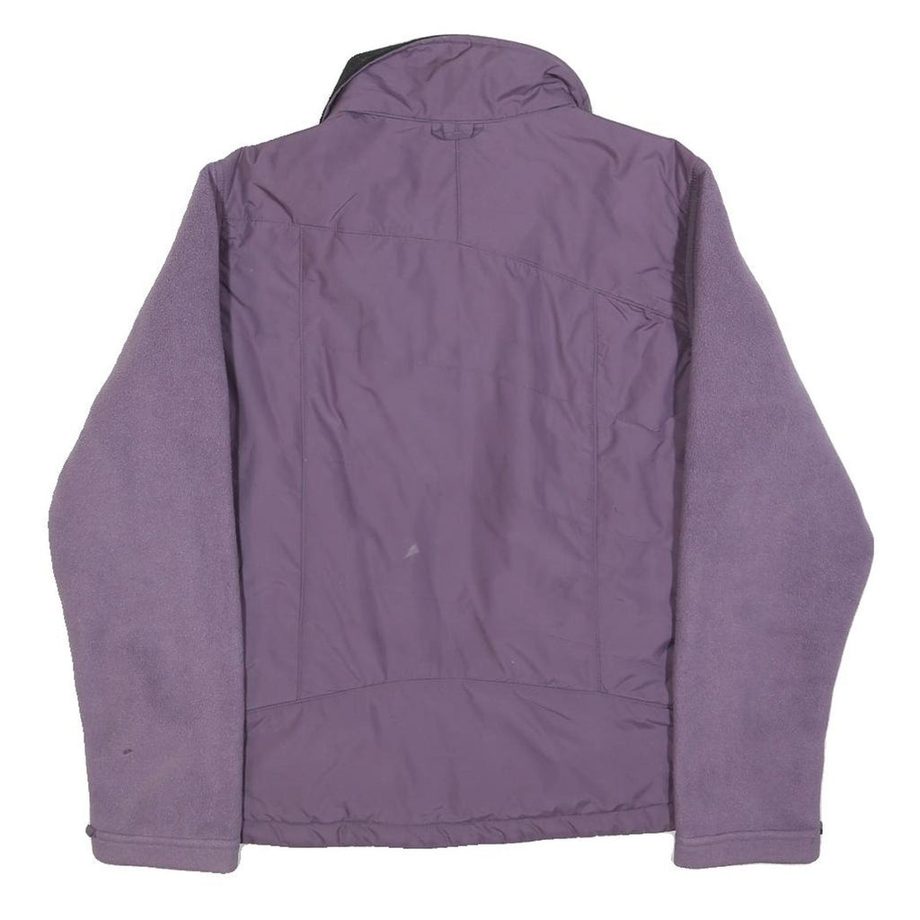 JACK WOLFSKIN Womens Purple Softshell Jacket M Polyester Blend Zip Outdoor Wear