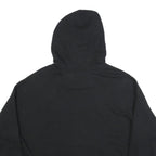 CHAMPION Womens Black Hooded Pullover Hoodie L Embroidered Logo