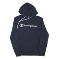 CHAMPION Mens Navy Blue Hoodie M Classic Pullover Cotton Blend Casual