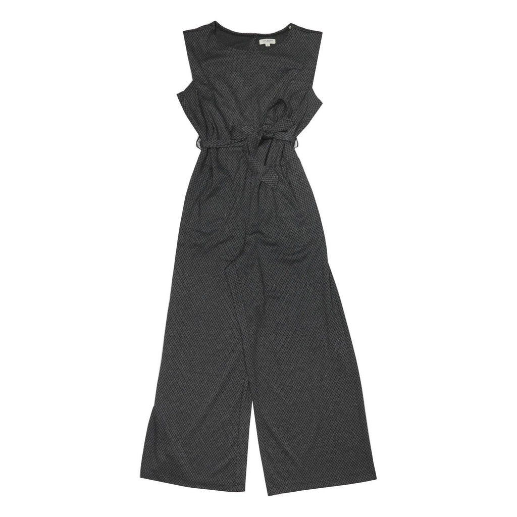 MAX MARA STUDIO Womens Grey Playsuit Cotton Blend Sleeveless Wide-Leg M Elegant