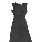 MAX MARA STUDIO Womens Grey Playsuit Cotton Blend Sleeveless Wide-Leg M Elegant