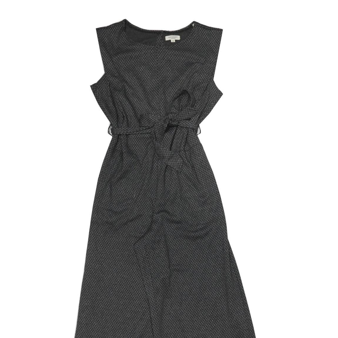 MAX MARA STUDIO Womens Grey Playsuit Cotton Blend Sleeveless Wide-Leg M Elegant