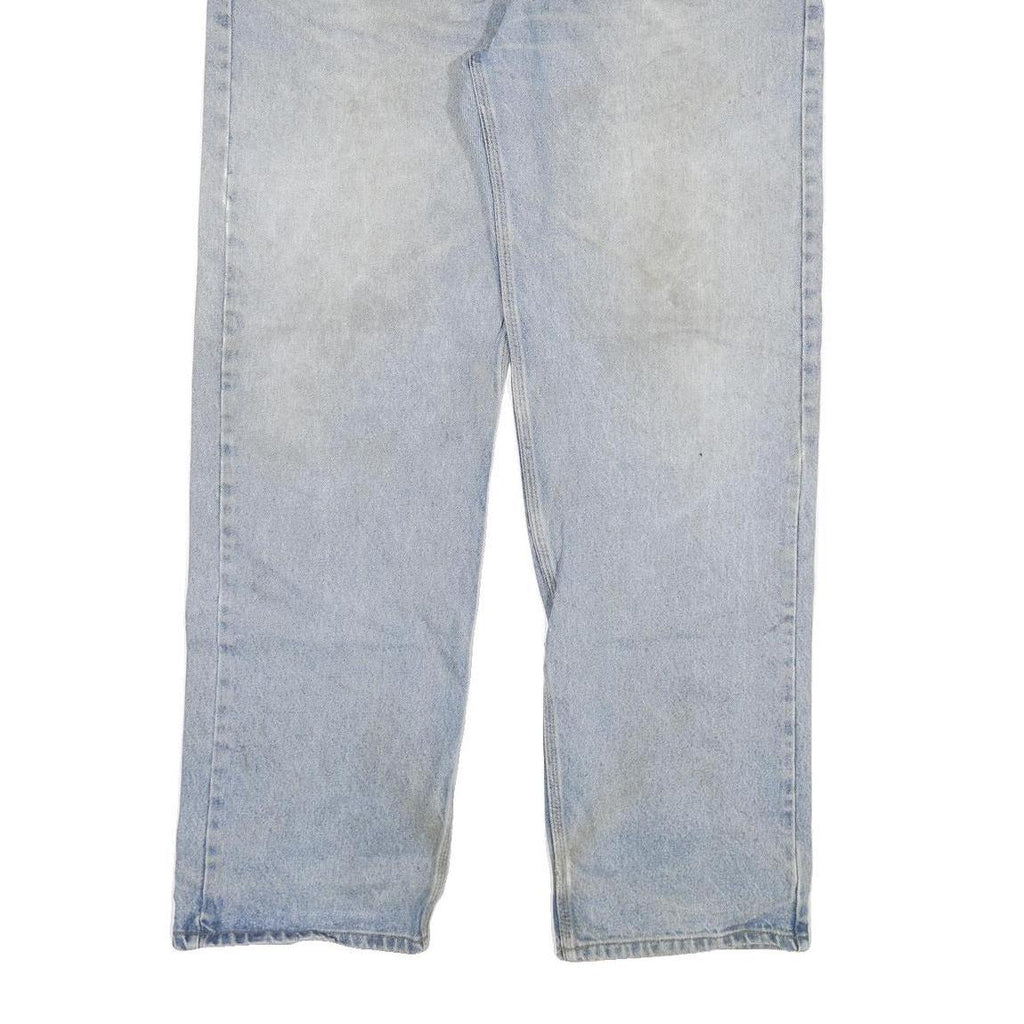 CARHARTT Mens Relaxed Blue Denim Jeans W38 L33 Casual Workwear Durable Zip Fly