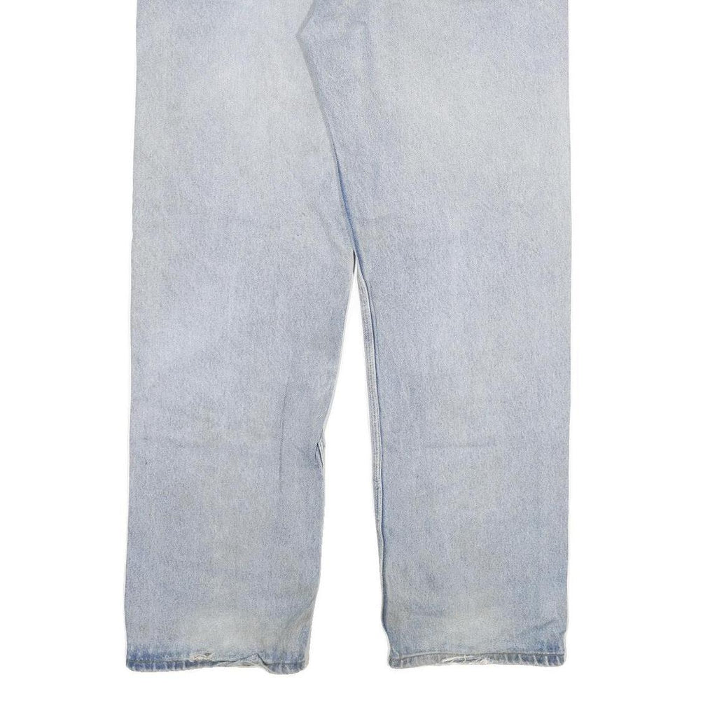 CARHARTT Mens Relaxed Blue Denim Jeans W38 L33 Casual Workwear Durable Zip Fly