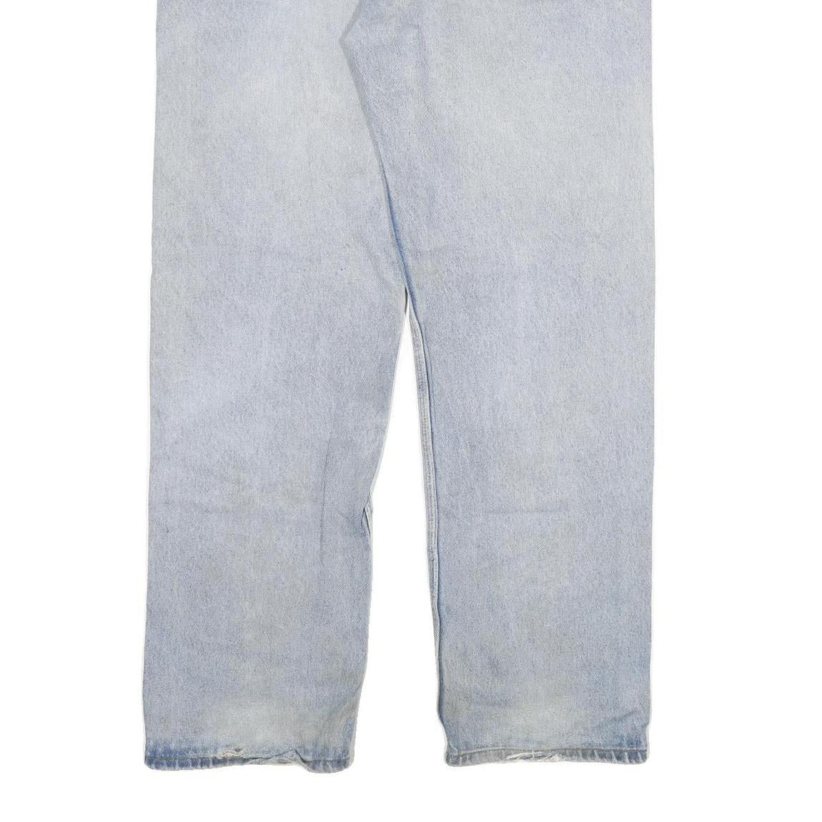 CARHARTT Mens Relaxed Blue Denim Jeans W38 L33 Casual Workwear Durable Zip Fly