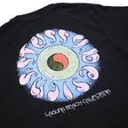 STUSSY Laguna Beach California Mens Black Graphic T-Shirt M Short Sleeve Cotton
