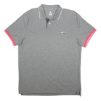 NIKE Mens Grey Polo Shirt XL Cotton Short Sleeve Plain Casual Sportswear