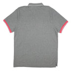 NIKE Mens Grey Polo Shirt XL Cotton Short Sleeve Plain Casual Sportswear