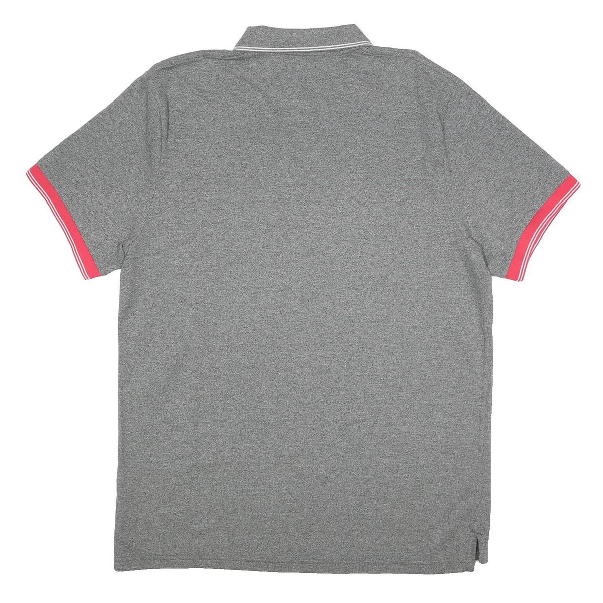 NIKE Mens Grey Polo Shirt XL Cotton Short Sleeve Plain Casual Sportswear