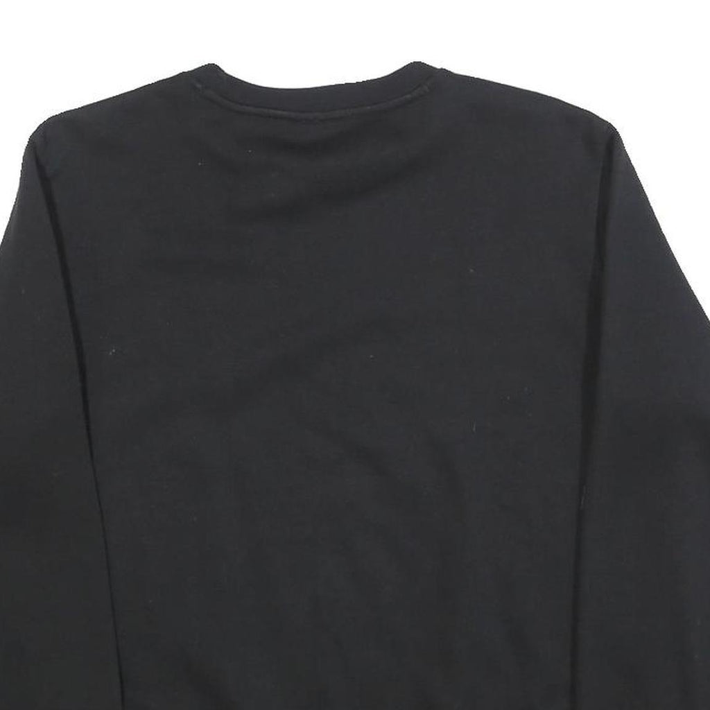 CHAMPION Boys Black Crew Neck 13-14Y Cotton Sweatshirt