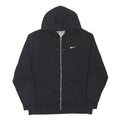 NIKE Mens Black Full Zip Hoodie XL Cotton Blend Casual Sportswear Sweatshirt
