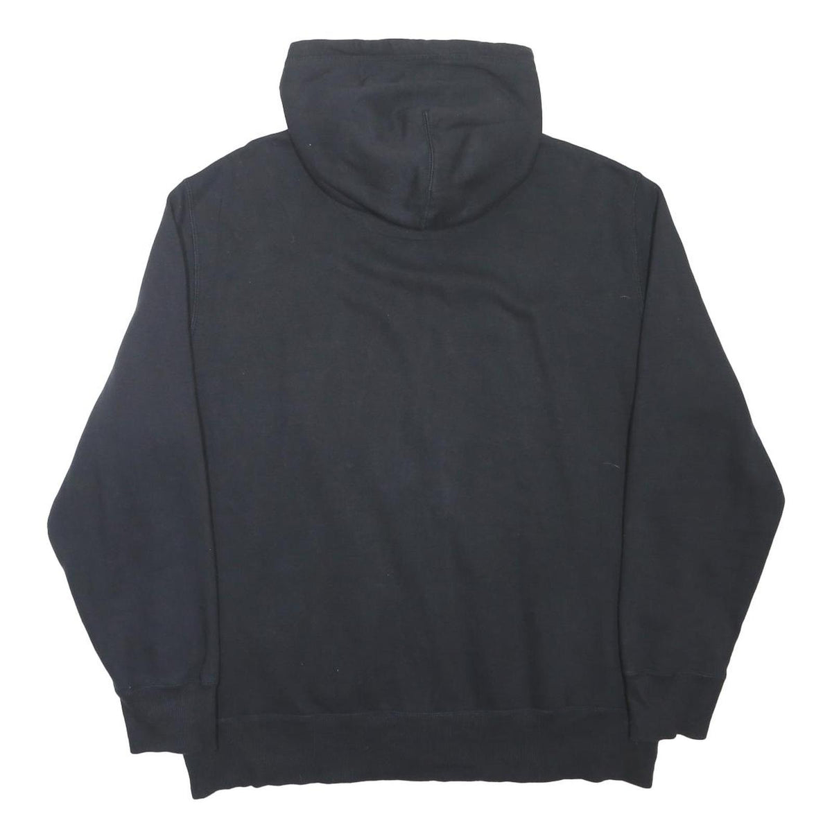 NIKE Mens Black Full Zip Hoodie XL Cotton Blend Casual Sportswear Sweatshirt