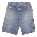 U.S. POLO ASSN Mens Denim Blue Casual Shorts 2XL W36 Cotton Blend