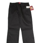 DICKIES Workwear Womens Twill Trousers Black Regular Straight W30 L34