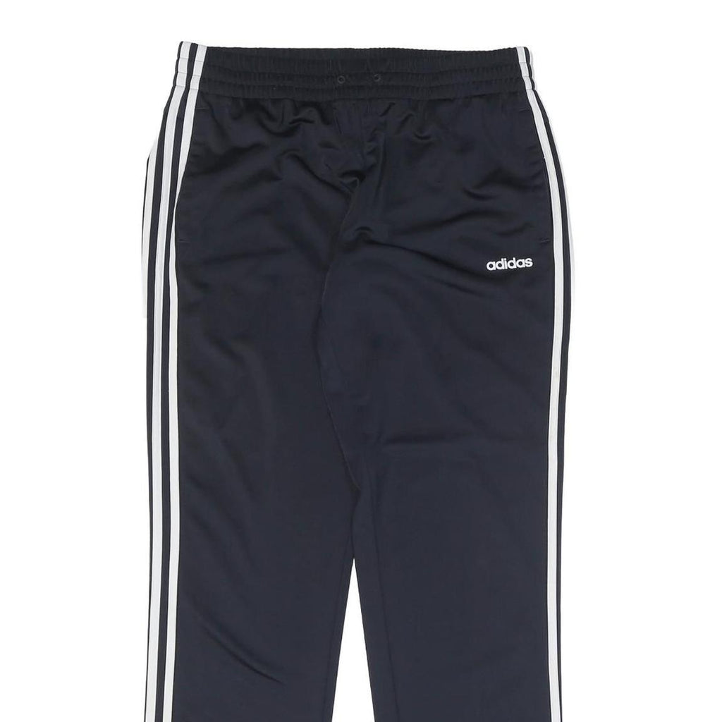 ADIDAS Womens Joggers Black & White Slim Tapered L W32 L32 Performance Track