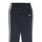 ADIDAS Womens Joggers Black & White Slim Tapered L W32 L32 Performance Track