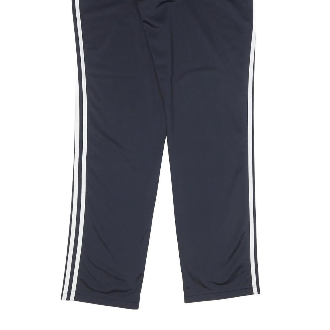 ADIDAS Womens Joggers Black & White Slim Tapered L W32 L32 Performance Track