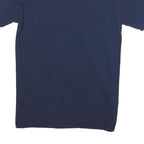 GILDAN Mens Navy Blue Miami Beach Florida Graphic T-Shirt S Short Sleeve Crew