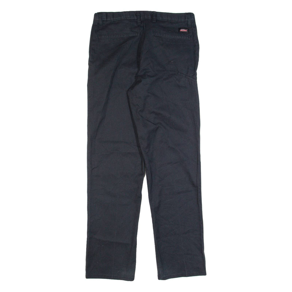 DICKIES Workwear Mens Trousers Blue Regular Straight W32 L32