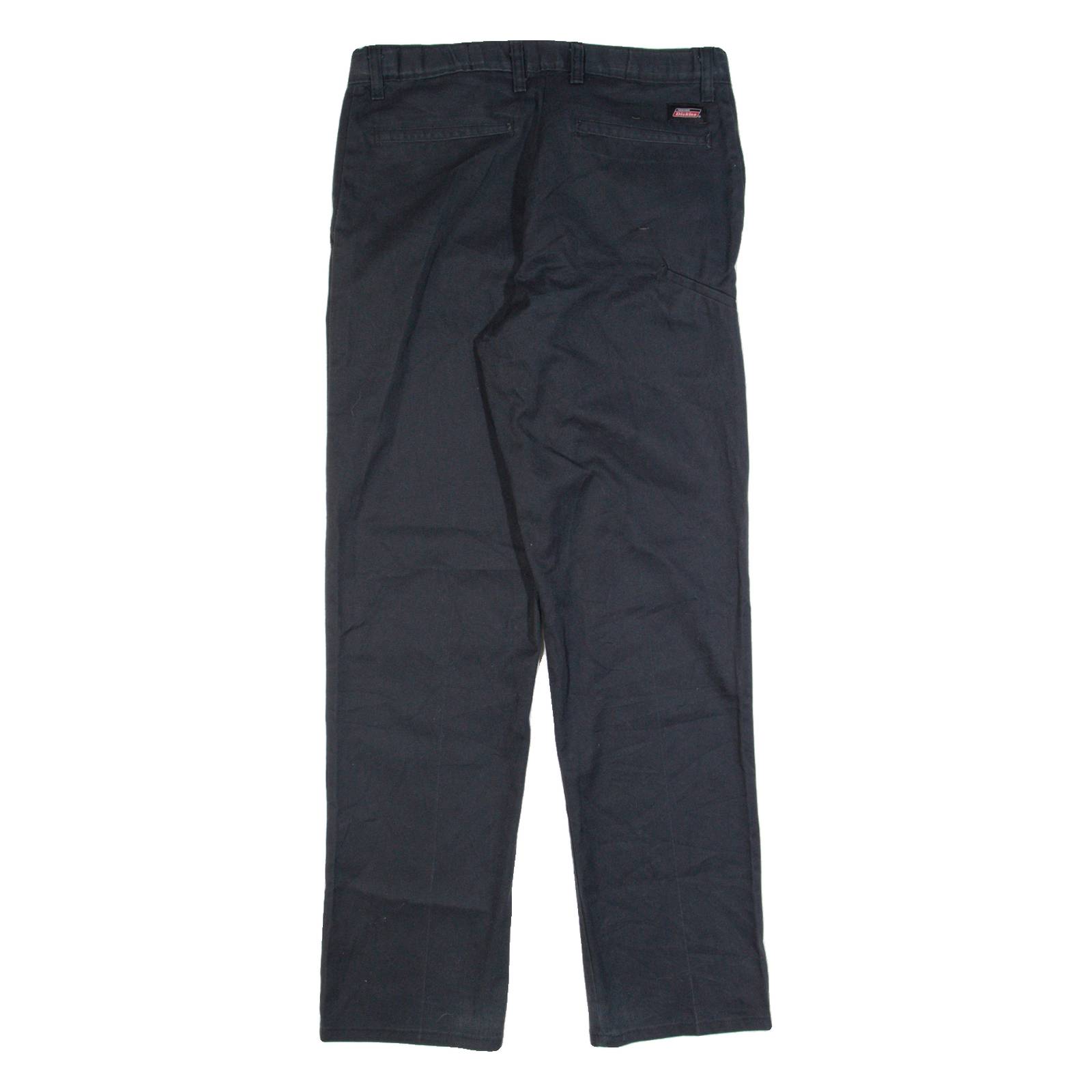 DICKIES Workwear Mens Trousers Blue Regular Straight W32 L32