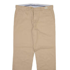 TOMMY HILFIGER Mens Velvet Trousers Beige Regular Straight W36 L32