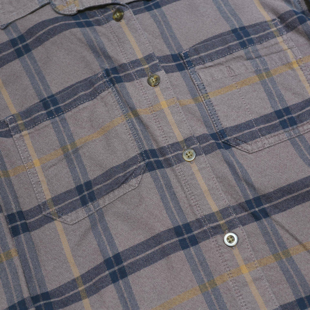 CARHARTT Womens Purple & Blue Checked Cotton Blend Shirt S Casual Workwear