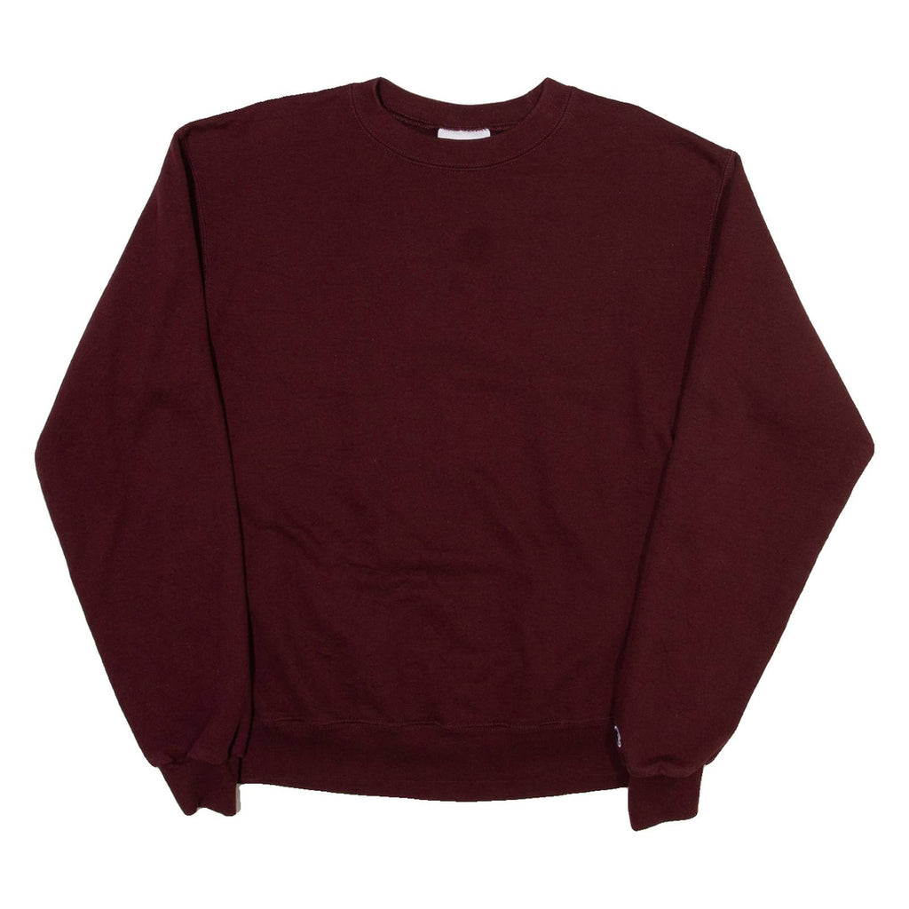 CHAMPION Mens Sweatshirt Maroon Crew Neck M