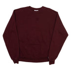 CHAMPION Mens Sweatshirt Maroon Crew Neck M