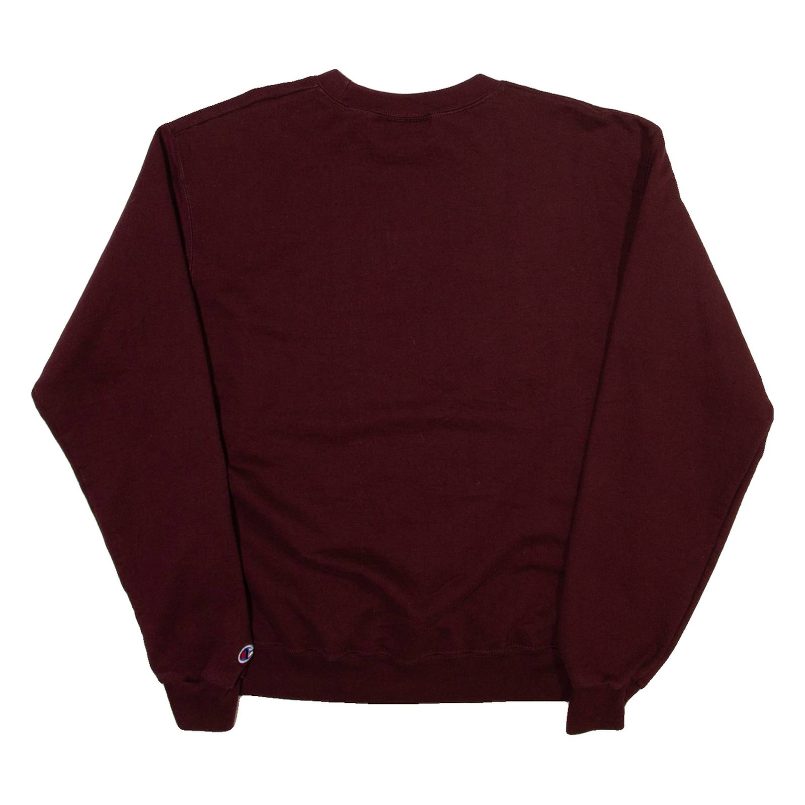 CHAMPION Mens Sweatshirt Maroon Crew Neck M
