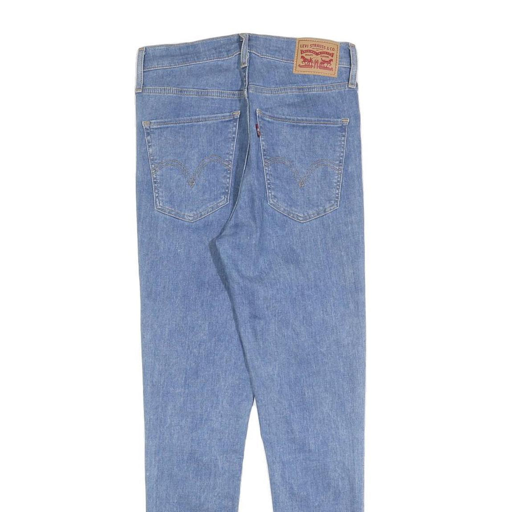 LEVI'S Womens Jeans Blue Slim Skinny Denim Light W27 L30 Zip Cotton Blend