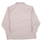 Womens Pale Pink Zip Jacket XL Polyester Plain Casual Lightweight Outerwear