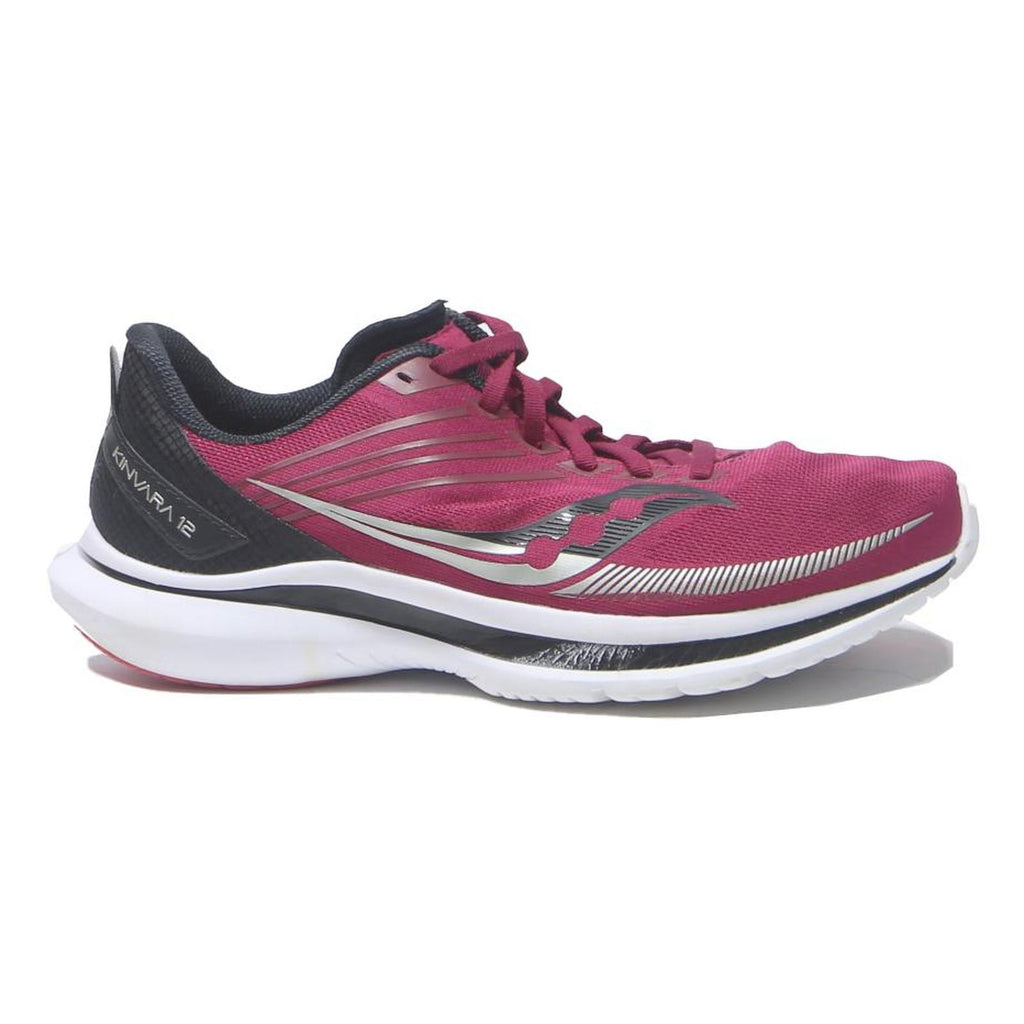 SAUCONY Shadow Original Womens Low Top Trainers Red & Black Synthetic Mesh UK