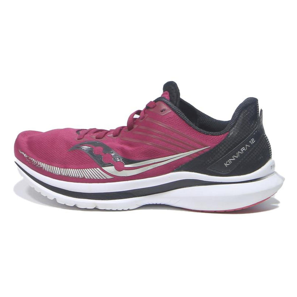 SAUCONY Shadow Original Womens Low Top Trainers Red & Black Synthetic Mesh UK