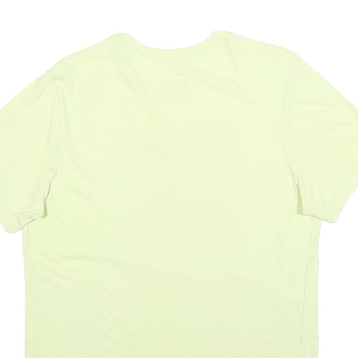 NIKE Mens Yellow Graphic T-Shirt M Short Sleeve Crew Neck Cotton Casual