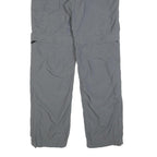 COLUMBIA Womens Polyester Grey Regular Zip Trousers W30 L30 Outdoor Hiking