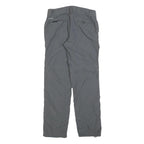 COLUMBIA Womens Polyester Grey Regular Zip Trousers W30 L30 Outdoor Hiking